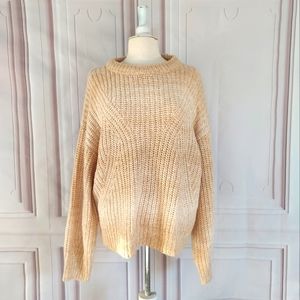 NWT A New Day Women's Cream Sweater Long Sleeve